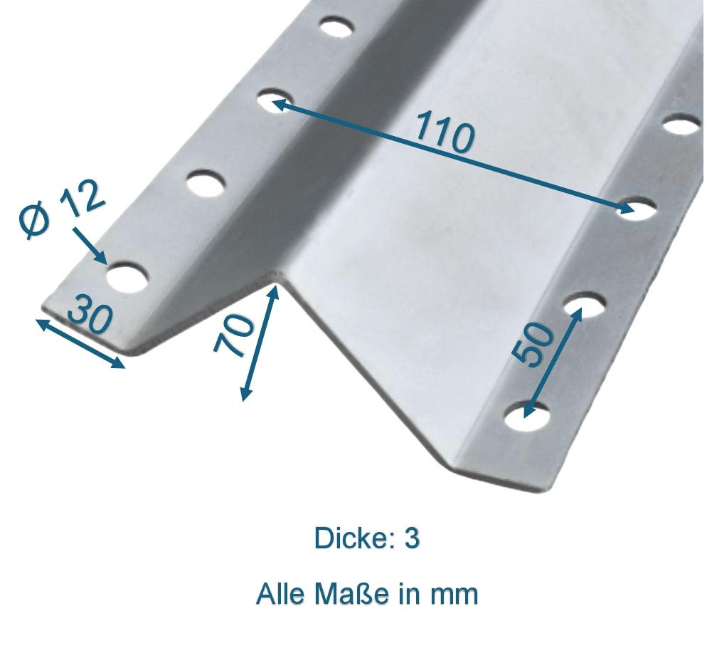 3 mm Dicke Bodenlaufschiene